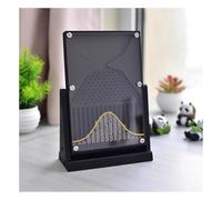 12*18cm Normal Distribution Mathematical Model With Curve,Effective Statistical Law Experiment Tool,Inspire Curiosity And Enhance Learning,for Probability Education And Financial Models(Color:Black)
