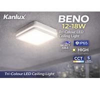 12-18W LED Bulkhead Wall Ceiling Light Surface Mounted Outdoor IP65 CCT