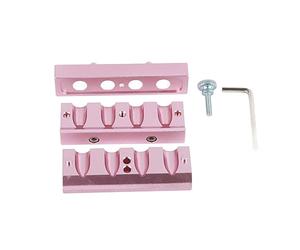 12.1mm 4 Holes Dual Use Beak Type DIY Lipstick Mold, Professional Lip Balm Maker, Rose Gold and Space Silver Cosmetic Accessories, Precision CNC Processed for Perfect Lipstick Shap (Rose Gold)