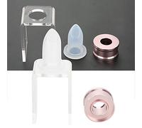 12.1MM DIY Lipstick Mold, Silicone Lipstick Making Mould Homemade Balm Lip Mold Circle Crafts Tool Kit Silicone Lip Balm Mold Crafts Tool(Single)