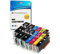 12 (2 SETS + 2 BLACK) Compatible PGI-580/CLI-581 XXL Printer Ink Cartridges for Pixma TR7550 TS6151 TS6251 TS8152 TS8251 TS8252 TS9550 | PGI-580PGBK CLI-581BK CLI-581C CLI-581M CLI-581Y XXL