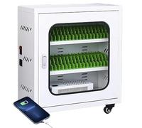 12/20/30/40 Slots Cell Phone Smartphone Charging Station,Box Cellphone Charging Station Combination Lock Mini Storage for Schools, Hotels, and Offices(40slots)