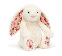 (12.20", White) Blossom Cream Bunny 'Berry' Plush Toy - White Easter Bashful Bunny Stuffed Animal size: 20x15x3cm