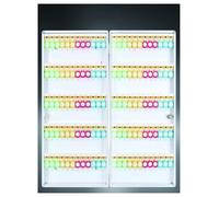 12/24/32/48/72/96 Position Key Cabinet Lock Wall Mounted Organizer with Safety Lock & Key Tags and Wall Anchors Included(120)