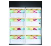 12/24/32/48/72/96 Position Key Cabinet Lock Wall Mounted Organizer with Safety Lock & Key Tags and Wall Anchors Included(96)