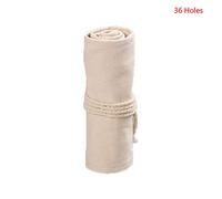 12/24/36/48/72 Holes Canvas Pen Curtain Pencil Bag for Case Makeup Wrap Holder Storage Pouch Metal Fold Back Clips Paper Clamps Spring Clamps Binder Clothespins
