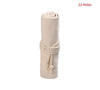 12/24/36/48/72 Holes Canvas Pen Curtain Pencil Bag for Case Makeup Wrap Metal Fold Back Clips Paper Clamps Spring Clips Clamps Binder Clothespins Paper for Pictures