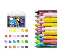 12/24/36/48 Colors Waxes Crayon Washable Crayon Twistable Oil Painting Stick Coloring for Kids