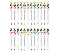 12/24 / 36Pcs Bible Verses Printed Pen Inspirational Rertactable Ballpoint Pen 0.7mm for for Prayer Daily Journaling Bright Scripture Markers