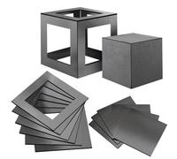 12/24/48 Pack Welding Practice Kit Welding Coupons 14 Gauge 3&2 Inch Square Steel Welding Plate for Novice at Welding (12 Pack)