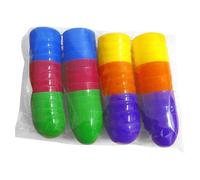 12/24/48 PCS Fillable Plastic Easter Eggs, Assorted Bright Colors for Easter Hunt Party Favor Basket Stuffers Filler Classroom Prize Supplies Decor (24PCS)