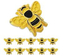 12/24/50/100Pack Enamel Honey Bee Pin Lapel Pin Bulk -Metal Hat Men Women Badge Coworker Brooch Teacher Nurse Gifts, Alloy, electroplating, no gemstone