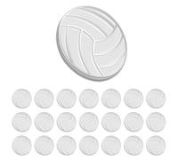 12/24/50/100Pack Enamel Volleyball Lapel Pin Bulk -Metal Hat Men Women Mini Cute Sport Ball Badge Brooch Gifts, Alloy, electroplating, no gemstone