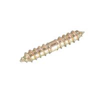 12/24 Pcs 5x30/40/50/60mm Hanger Bolts, Double Ended Screws, Self-Tapping Thread, Double Threaded Screws,Wood to Wood Dowel Screws for Wood Connecting (12, 5x30mm)