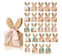 12/24 Piece Modern Simple Design Parties Treats Bag Colorful Candy Bags for Easter Eggs Hunt and Seasonal Celebration Present Bags