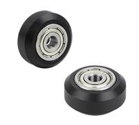 12/24PCS for Ender 3 Wheels 3D Printer POM Pulley 625zz Linear Bearing for Ender 3 V2/ for Neo/3 S1/5,CR6 SE/,CR10 For Smart Pro(24PCS)