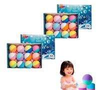 12/24Pcs Ocean Toy Bath Salt Ball Sleeve Box Bath Bombs, 2026 New 12/24ack Bath Bombs with Surprise Spring Inside,Upgrade Easter Bubble Bath Bombs Ideal Birthday Easter for Boys & Girls