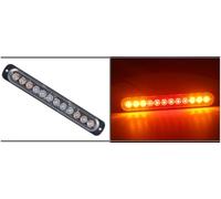 12-24V 12LED for strobe Light Strip Ultra-thin Side Marker 12-24V(H) | Ultra-thin design, 12 bright 3030 LEDs, 12-24V compatibility, side marker function, easy installation