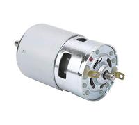 12-24V 775 DC Motor, Miniature Large High Speed Low Starting Current DC Motor with Double Ball Bearings at Both Front and Rear