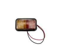 12-24V Car LED Side Marker Lights Square Warning Tail Light Red Yellow Auto Trailer Truck Lorry clearance Lamps Turn Signal Light Lamp(1pcs)