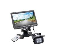 12-24v For RV Truck Bus Van Car IR Back Up Camera Night Vision System 7" Rear View Monitor 10m AV cable(Monitor and 1 camera)