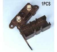 12 24V Fuse Holder Heavy Duty Flat Model Rated 60 to 500 Amps for Car, Boat, Marine with 2 Mounting Feet and Secure Mounting Studs for Automotive Electronics (Fuse Holder+50A)