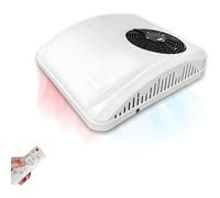 12/24V Rooftop RV Air Conditioner, Universal Roof AC Unit Top Mounted Parking Cool&Heat Air Conditioner Fast Heating & Cooling For Truck, Boat, Automotive, Camper, Travel Trailer(24V)