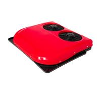 12/24V Ultra-Thin DC RV Air Conditioner - Cooling Only, 600-2600W Capacity, 4-Outlet Air Vent, Intelligent Inverter, With Remote Control | for RVs, Campers & Heavy Trucks,12v,Red