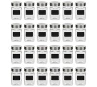 Storage Jars with Sticker 24 pcs 300 ml