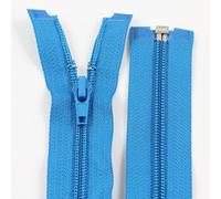 12" - 28" Open Ended NO:5 Nylon ZIPS *9 Sizes & 17 Colours* Zippers Sewing Craft (Blue 5216, 24 Inch)