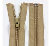 12" - 28" Open Ended NO:5 Nylon ZIPS *9 Sizes & 17 Colours* Zippers Sewing Craft (TAN 5278, 16 Inch)