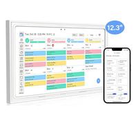 12.3 Inch AI Calendar,Electronic Calendar Planner Wall Touch Screen with Mobile App Controlled, AI Conversation Function,Picture Carousel & Gallery Features,Ai Digital Calendar for Family and Work