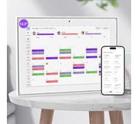 12.3 Inch Digital Calendar, 1920x1280 IPS Digital Picture Frame, 32GB Touch Screen Wall & Desk Digital Planner for Schedule, Photo Display, Meals, Chore Chart & Tasks