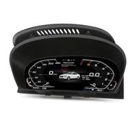 12.3 Inch HD LCD Display Dashboard Player for BMW 5 Series E60 E61 X5 E70 X6 E71 CiC & CCC System Digital Gauge Cluster Speedometer Replacement Instrument Panel 7UI Steering Wheel Control Plug & Play
