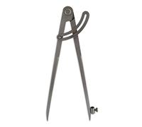 12" / 300 mm Wing Compass Divider Caliper Square Leg With Pencil Holder Metal Marking Circles Machinist Wood Compass