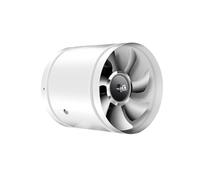 12“ 300mm One-Way Inline Pipe Fan with Metal Reinforced Body Designed for Quick Heat Dissipation in Various Environments Ventilation System(White,One-Way)
