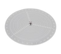 12" / 300mm Round Center Finder Tool Compass Acrylic with Centering Needle for Irregular Shapes, Drawing Circles on Wood, Poster Board, Plastic, Measuring Tools for Wood Lathe, Woodworking, Carpenter