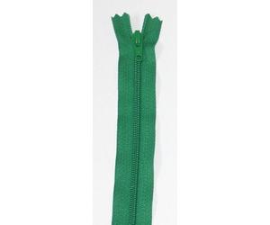 12"/ 30cm YKK Nylon Closed End Dress Zips Emerald Green - per single zip