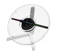 12-35cm 3D Desktop Fan Hologram Projector Logo Commercial Advertising Display With Cover Widely applicable(32cm set)