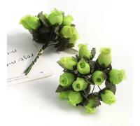 12/36/72/144PCS Rose Artificial Flowers Bouquet Fake Flowers for Home Decor Chri