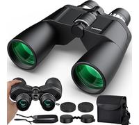 12-36 x 50 Binoculars for Adults Professional, Binoculars with HD Zoom and Especially Bright Vision Even in Low Light, for Bird Watching, Hunting, Concerts, Travel - Includes Carry Case, Eyepiece