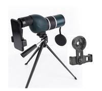 12-36X50 Powerful Spotting Scope Zoom Monocular Telescope Bak4 FMC Waterproof With Tripod Bird Watching Telescope(Straight with clip)