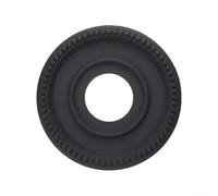 12.4" Classic Ceiling Medallion Polyurethane Ceiling Fan, Black Decorative Ceiling Medallion Cover For Lighting Fixtures, Vintage Circular Design To Mask Imperfections