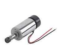 12-48VDC Engraving Machine Spindle, 300W Brushed High - Speed Air - Cooling Spindle, CNC Spindle with Chrome - Plated Surface for PCB Acrylic Metal Engraving, Low Noise Operation