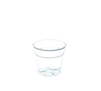 B2C Clear Plastic Planter Pot for Seedlings and Indoor Plants (D12.4cm - 0.9L)