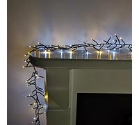 12.4m 960 LED Premier Cluster Christmas Lights with Timer in Cool & Warm White