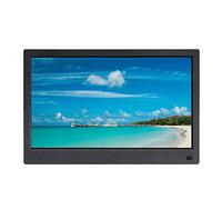 12.5/15.6/17.3/18.5/21.5 Inch Full Viewing Angle Photo Frame Ips High-Definition Display Electronic Photo Album Video Advertising Machine Electronic Photo Frame,Black-15.6inchs