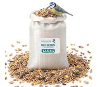 (12.5 KG) Mix Seed for Wild Bird food Premium Garden Feed Natural Birdseed for Sparrows Finches Small Wildlife Clean Feeding