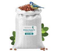 12.5 Kg Peanuts Whole for Wild Birds Food, Unsalted Nuts for Birds Feed