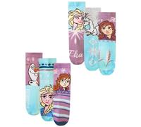(12.5 UK Child-3.5 UK Child, Multicoloured) Frozen Girls Character Socks (Pack of 6)
